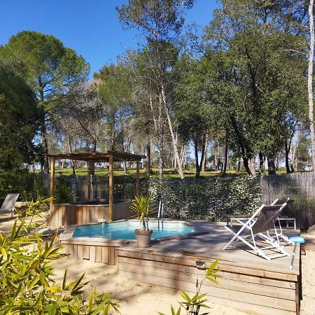 Maison 5 Personnes En Garrigue - Piscine-Spa Prive Langlade Exterior foto